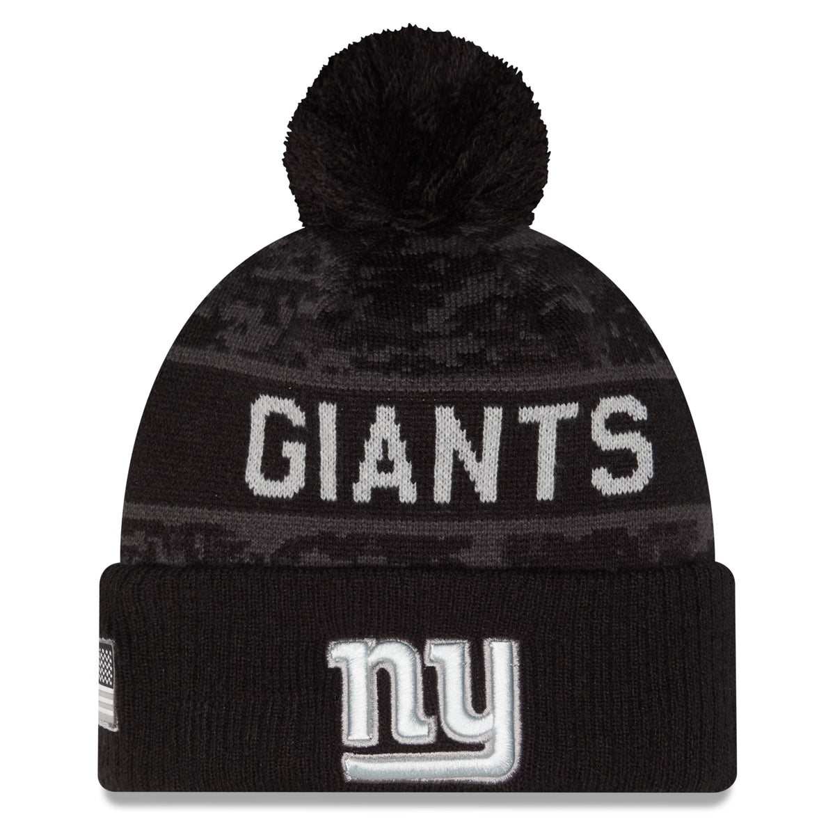 NFL New York Giants New Era 2026 Salute to Service Knit- Black