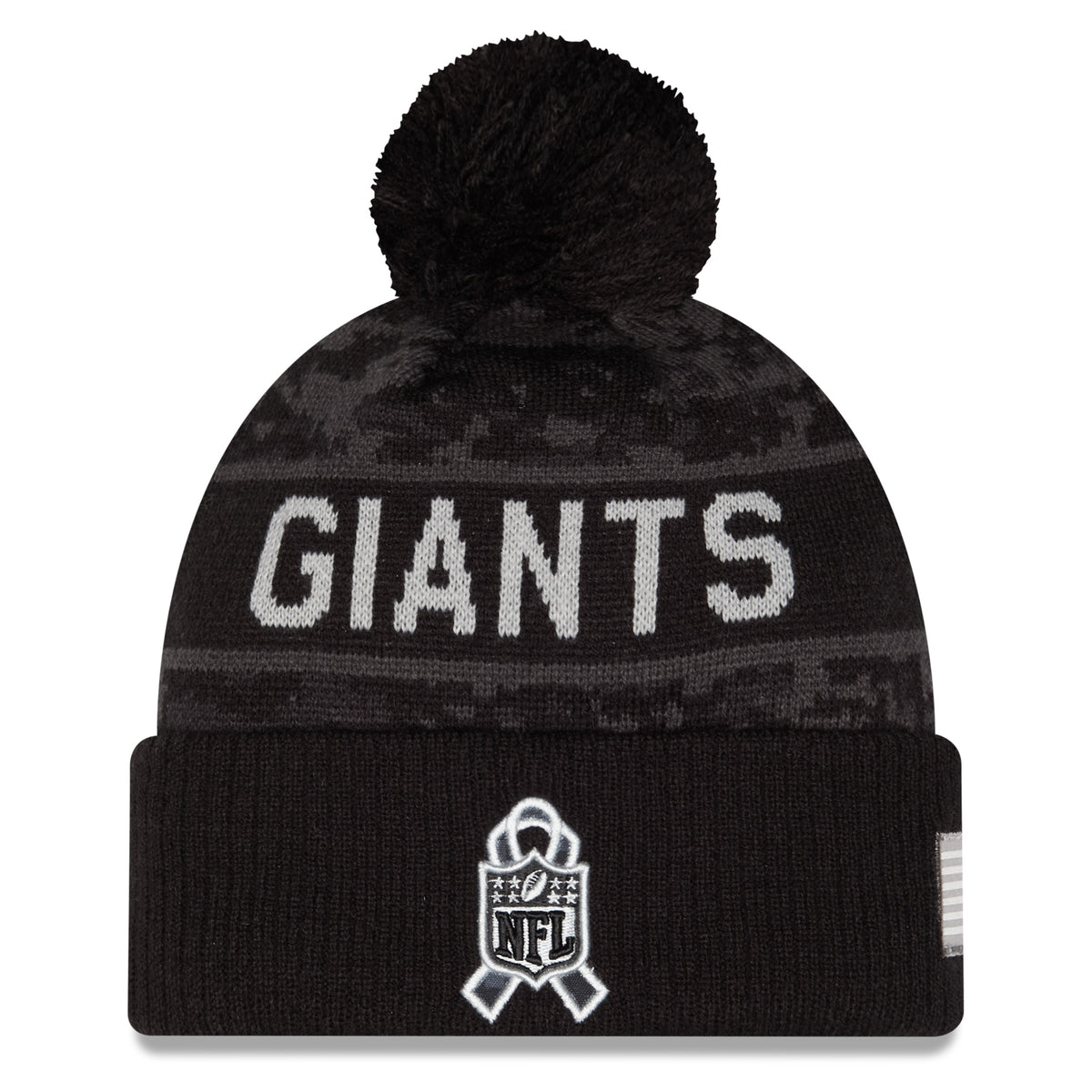 NFL New York Giants New Era 2026 Salute to Service Knit- Black