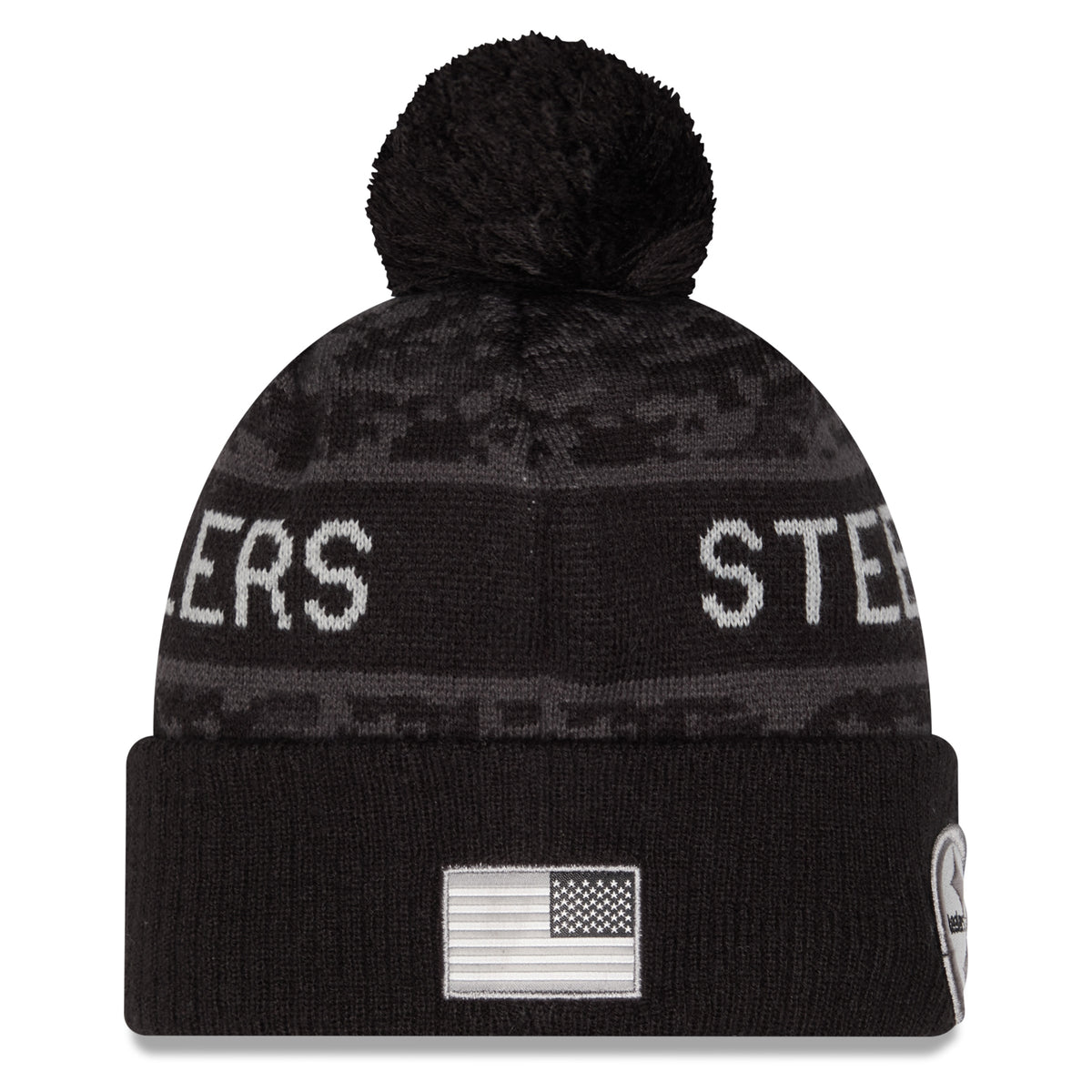 NFL Pittsburgh Steelers New Era 2026 Salute to Service Knit- Black