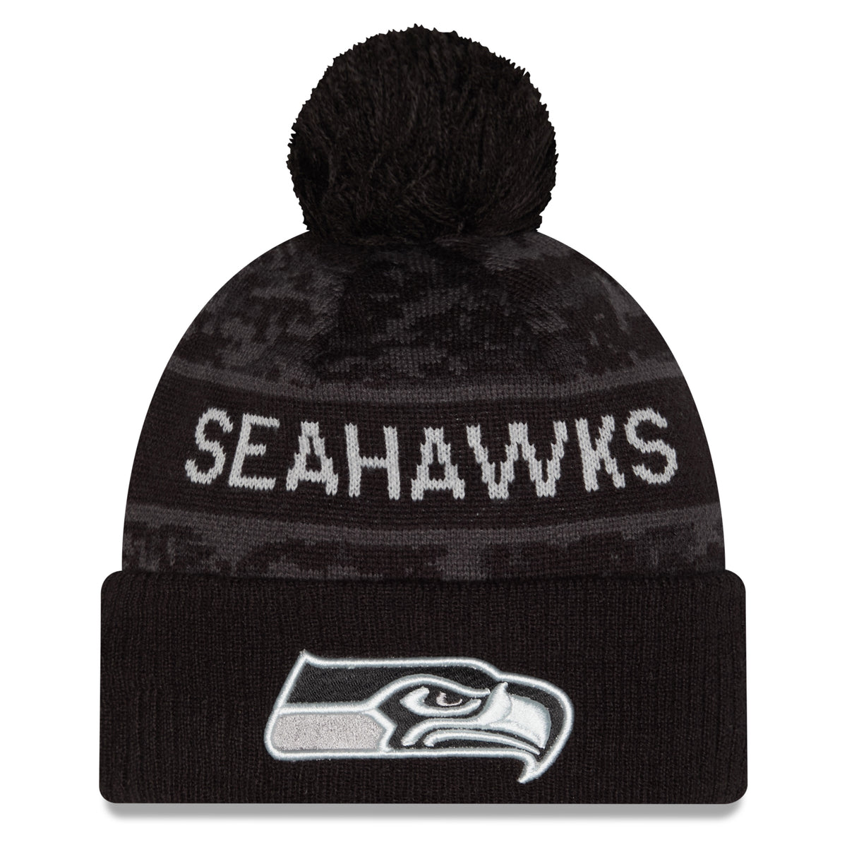 NFL Seattle Seahawks New Era 2026 Salute to Service Knit- Black