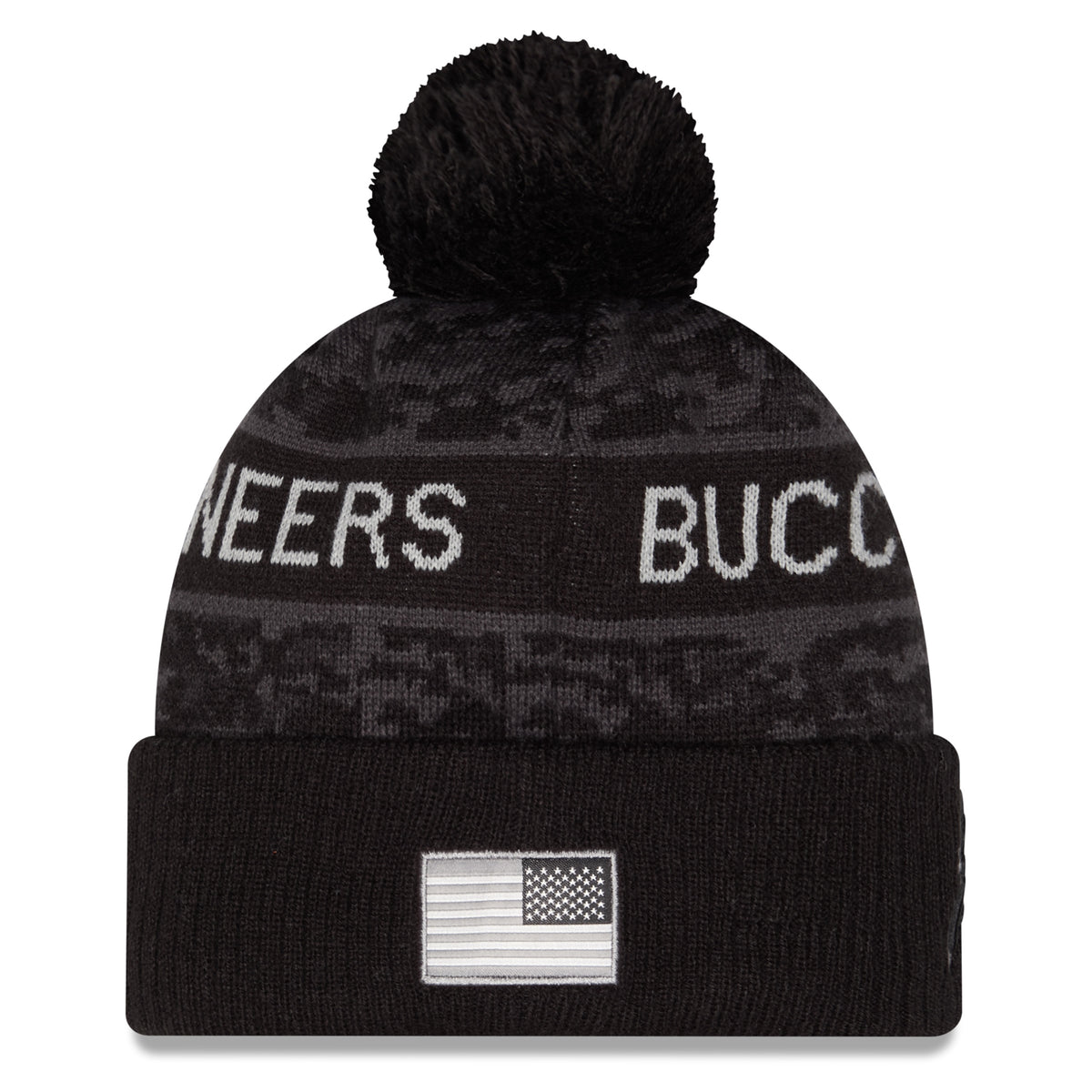 NFl Tampa Bay Buccaneers New Era 2026 Salute to Service Knit- Black