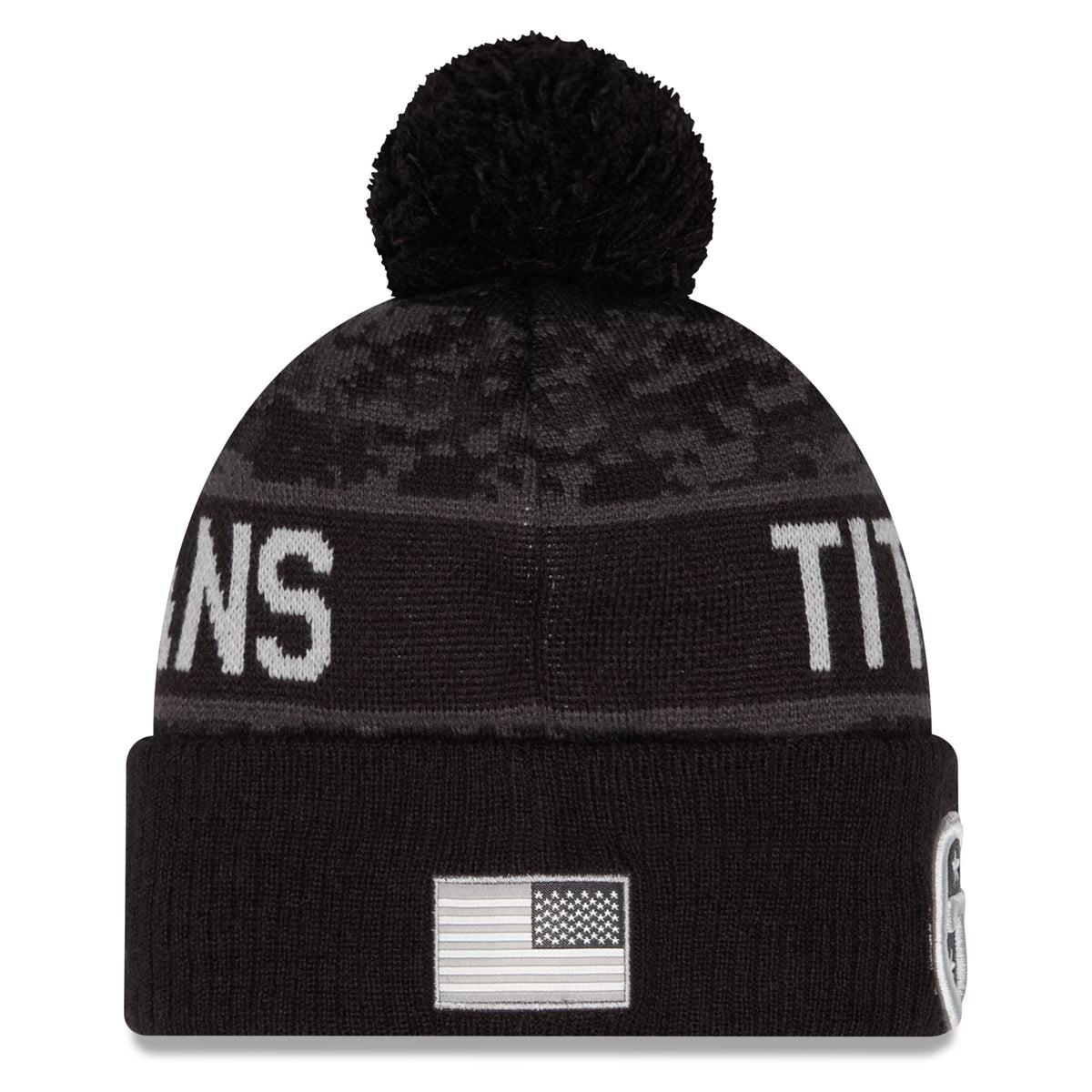 NFL Tennessee Titans New Era 2026 Salute to Service Knit- Black