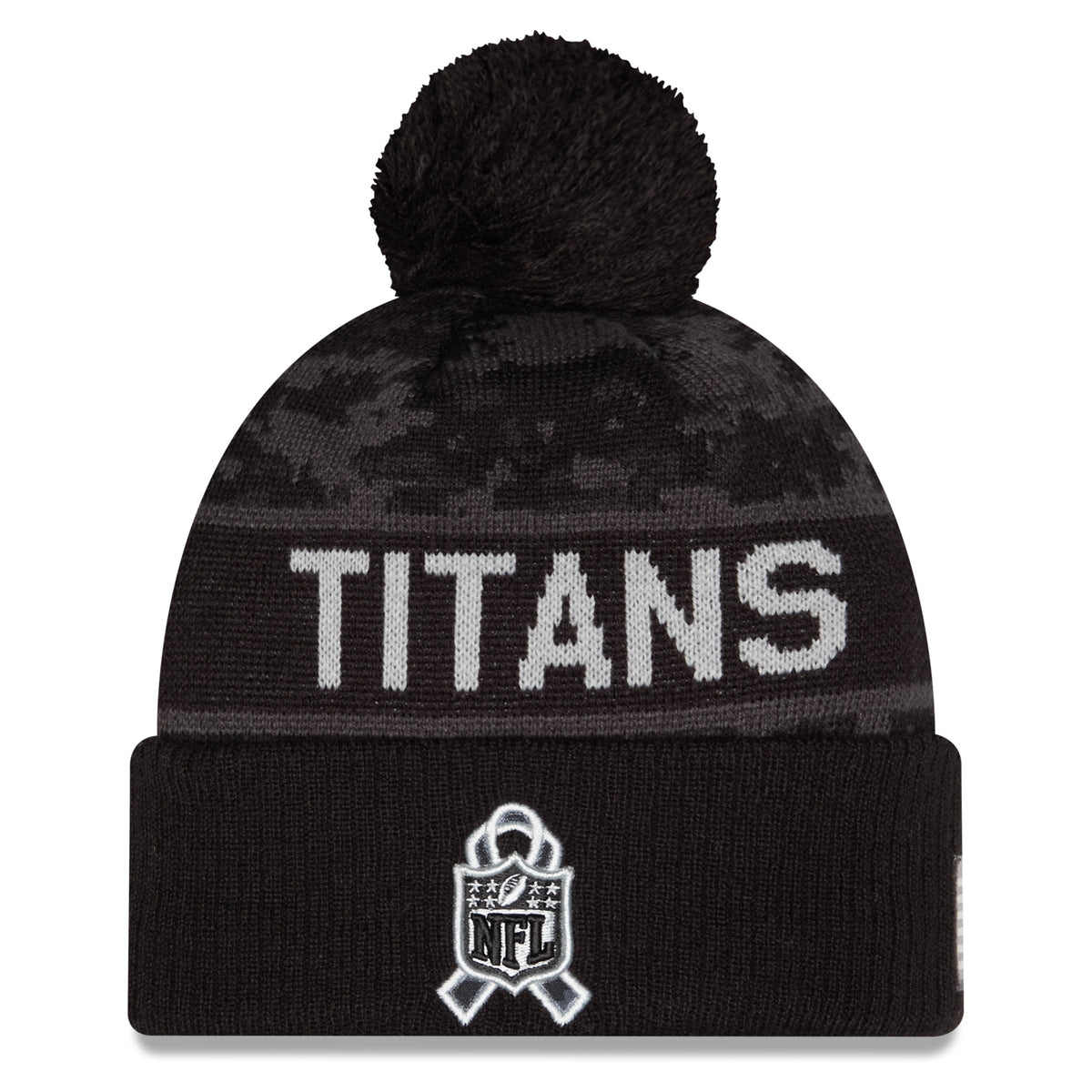NFL Tennessee Titans New Era 2026 Salute to Service Knit- Black