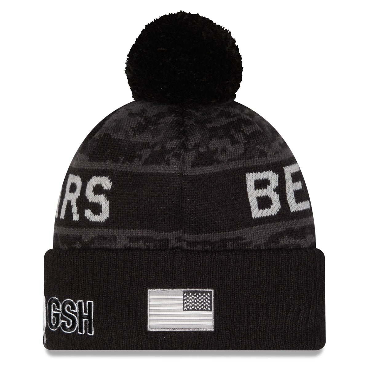 NFL Chicago Bears New Era 2026 Salute to Service Knit- Black