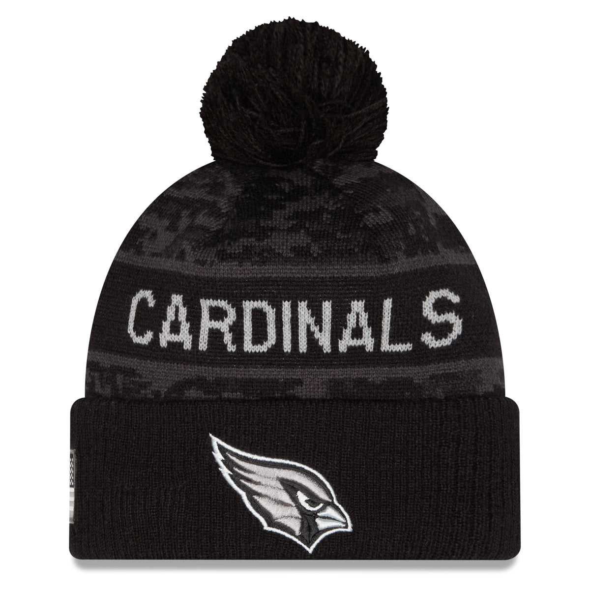 NFL Arizona Cardinals New Era 2026 Salute to Service Knit- Black