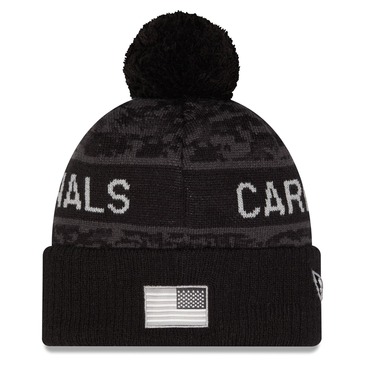 NFL Arizona Cardinals New Era 2026 Salute to Service Knit- Black