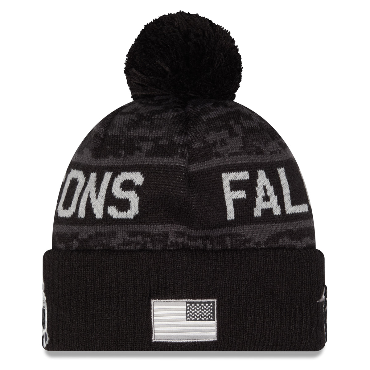 NFL Atlanta Falcons New Era 2026 Salute to Service Knit- Black