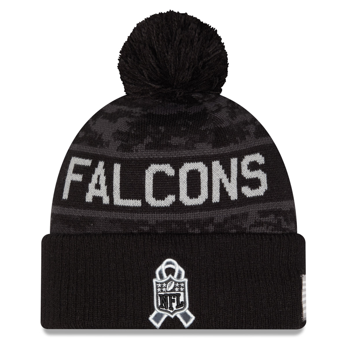 NFL Atlanta Falcons New Era 2026 Salute to Service Knit- Black