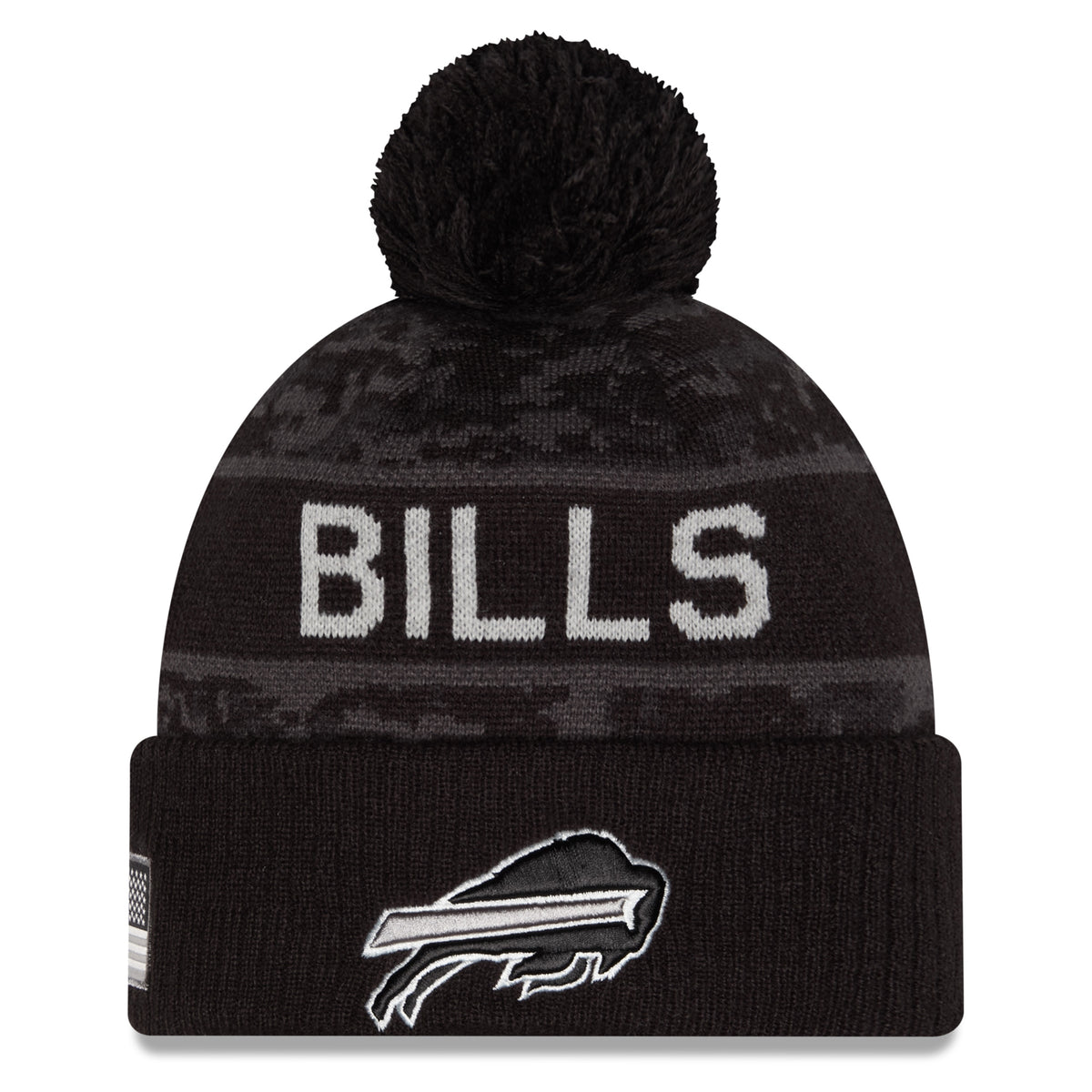 NFL Buffalo Bills New Era 2026 Salute to Service Knit- Black