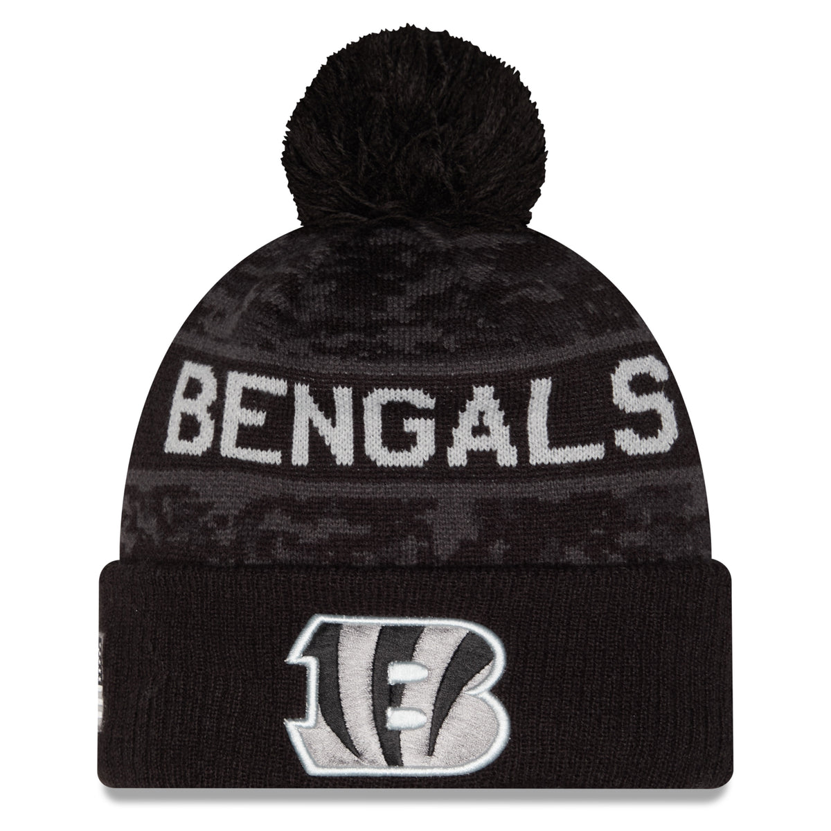 NFL Cincinnati Bengals New Era 2026 Salute to Service Knit- Black