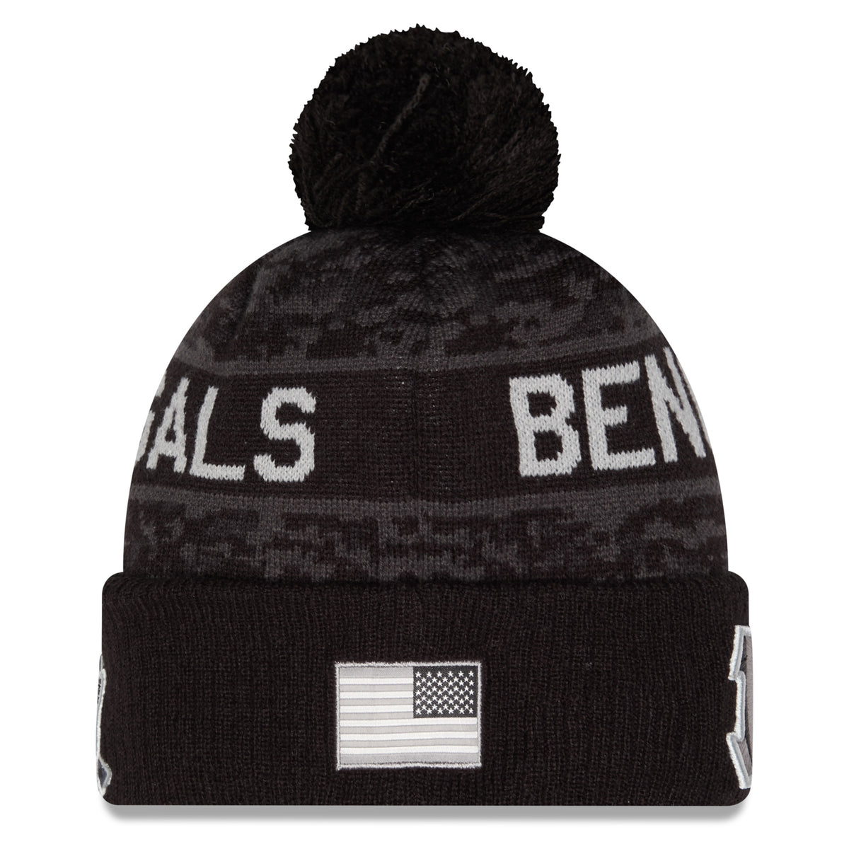 NFL Cincinnati Bengals New Era 2026 Salute to Service Knit- Black