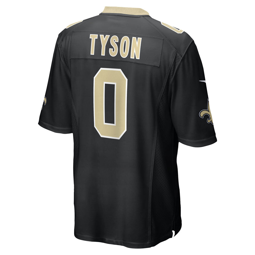 NFL New Orleans Jordyn Tyson Nike Home Game Jersey - Black