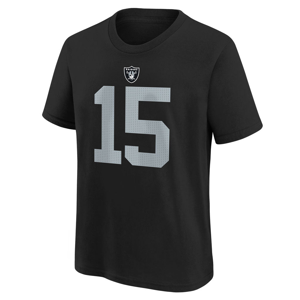 NFL Las Vegas Raiders Fernando Mendoza Youth Nike Home Name & Number T-Shirt - Black