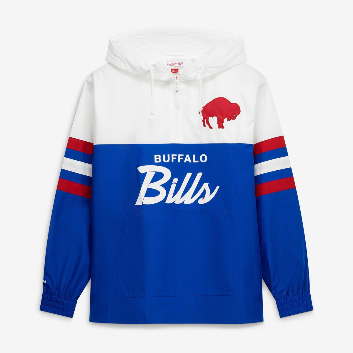 NFL Buffalo Bills Mitchell & Ness Head Coach Lightweight Windbreaker Jacket- Blue