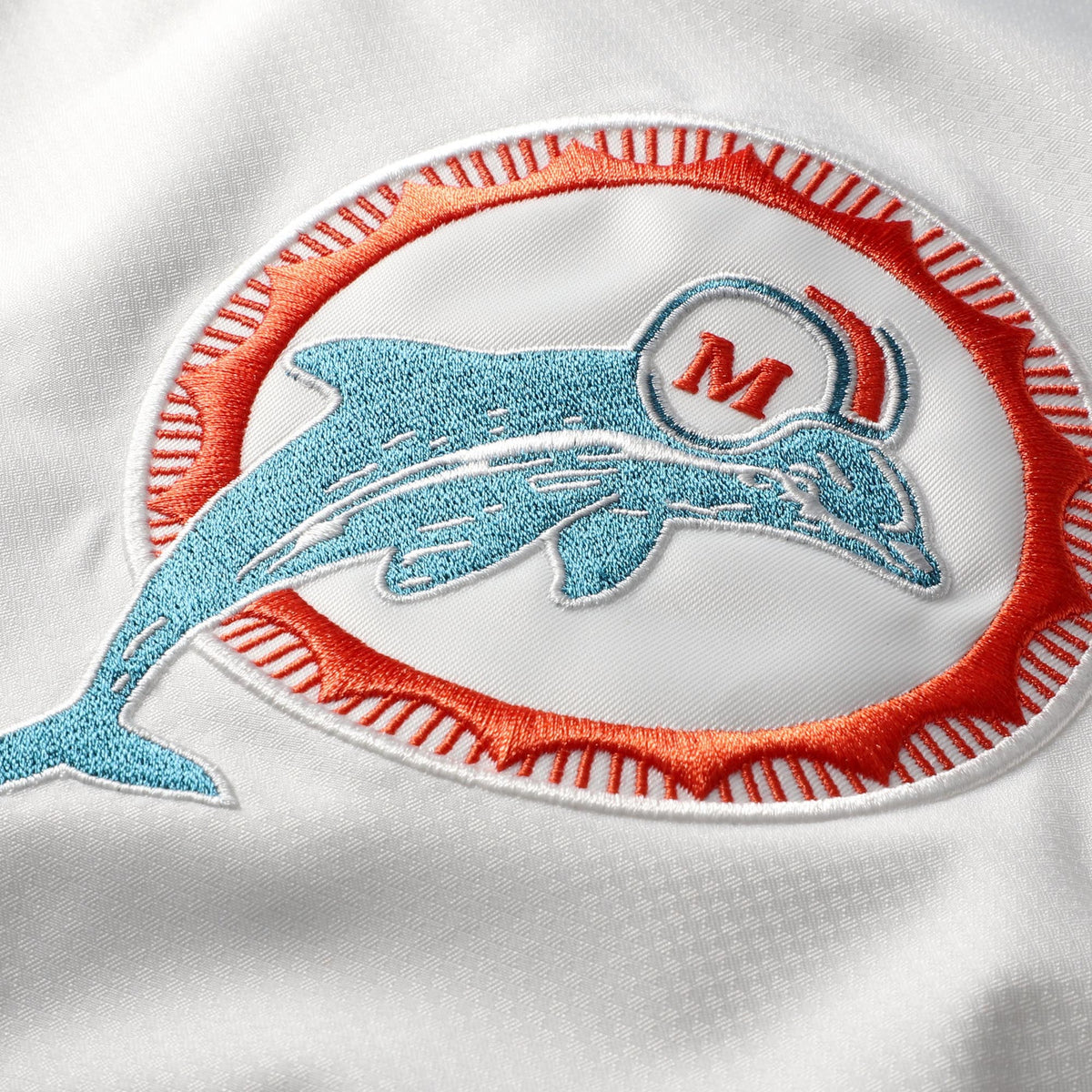 NFL Miami Dolphins Mitchell & Ness Head Coach Lightweight Windbreaker Jacket- Teal