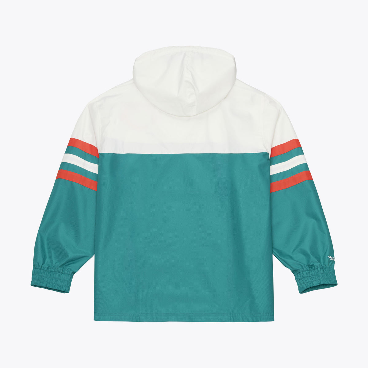 NFL Miami Dolphins Mitchell & Ness Head Coach Lightweight Windbreaker Jacket- Teal