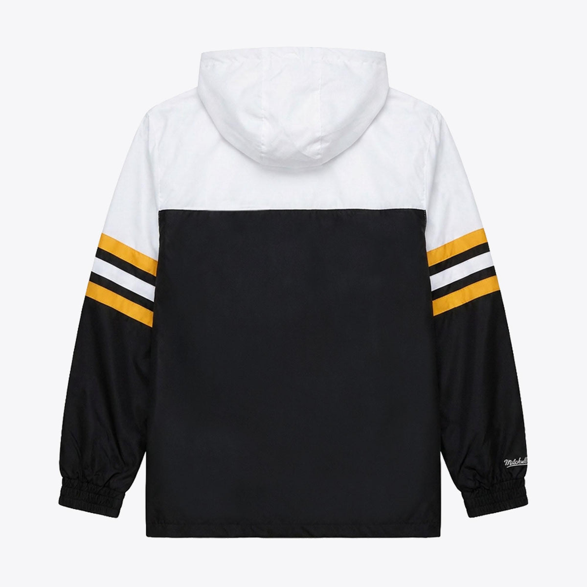 NFL Pittsburgh Steelers Mitchell & Ness Head Coach Lightweight Windbreaker Jacket- Black