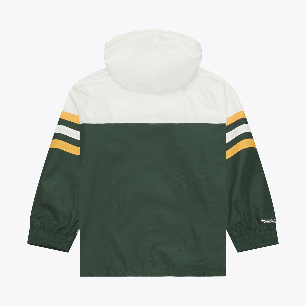 NFL Green Bay Packers Mitchell & Ness Head Coach Lightweight Windbreaker Jacket- Green