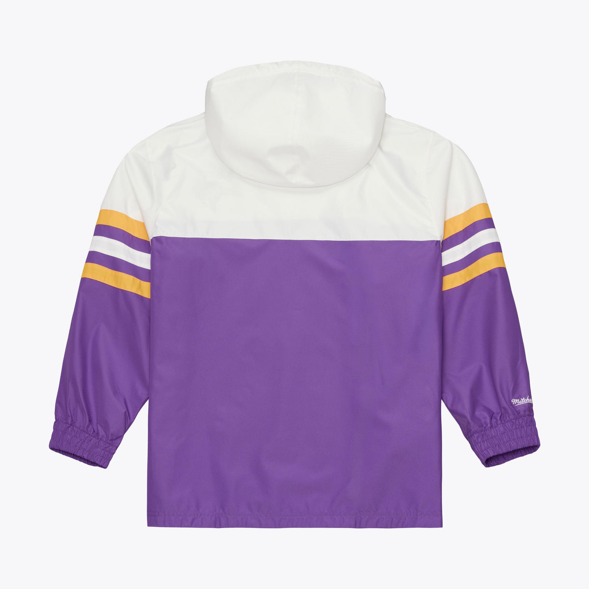NFL Minnesota Vikings Mitchell & Ness Head Coach Lightweight Windbreaker Jacket- Purple