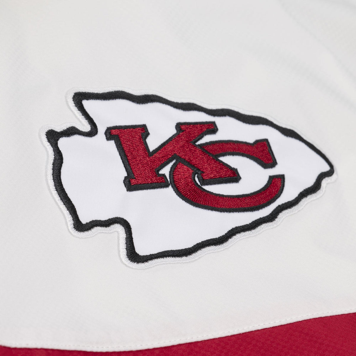 NFL Kansas City Chiefs Mitchell & Ness Head Coach Lightweight Windbreaker Jacket- Red
