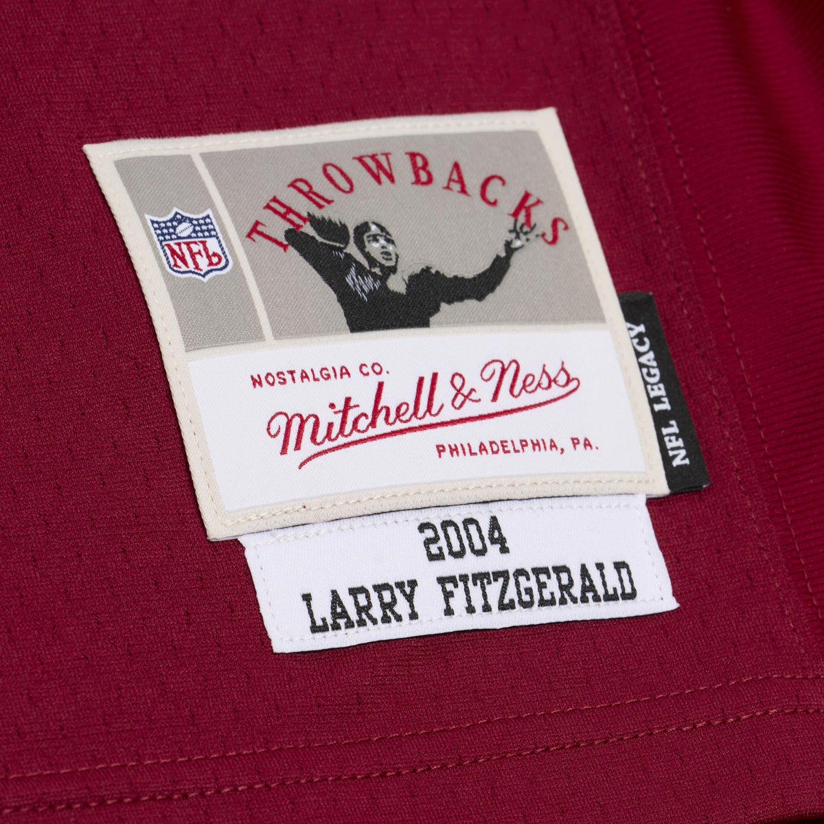 NFL Arizona Cardinals Larry Fitzgerald Mitchell & Ness 2004 Legacy Jersey- Red