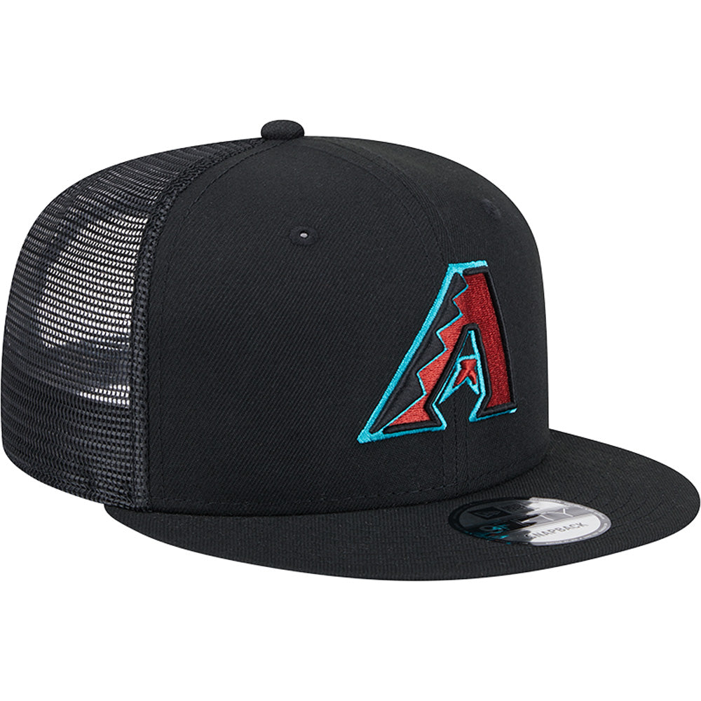 MLB Arizona Diamondbacks New Era 9FIFTY Snapback Trucker Hat - Black