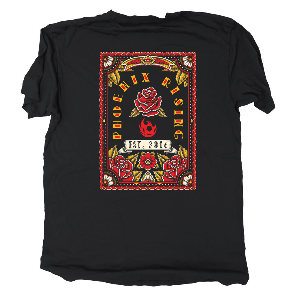 Phoenix Rising The Duck Company Tattoo T-Shirt - Black