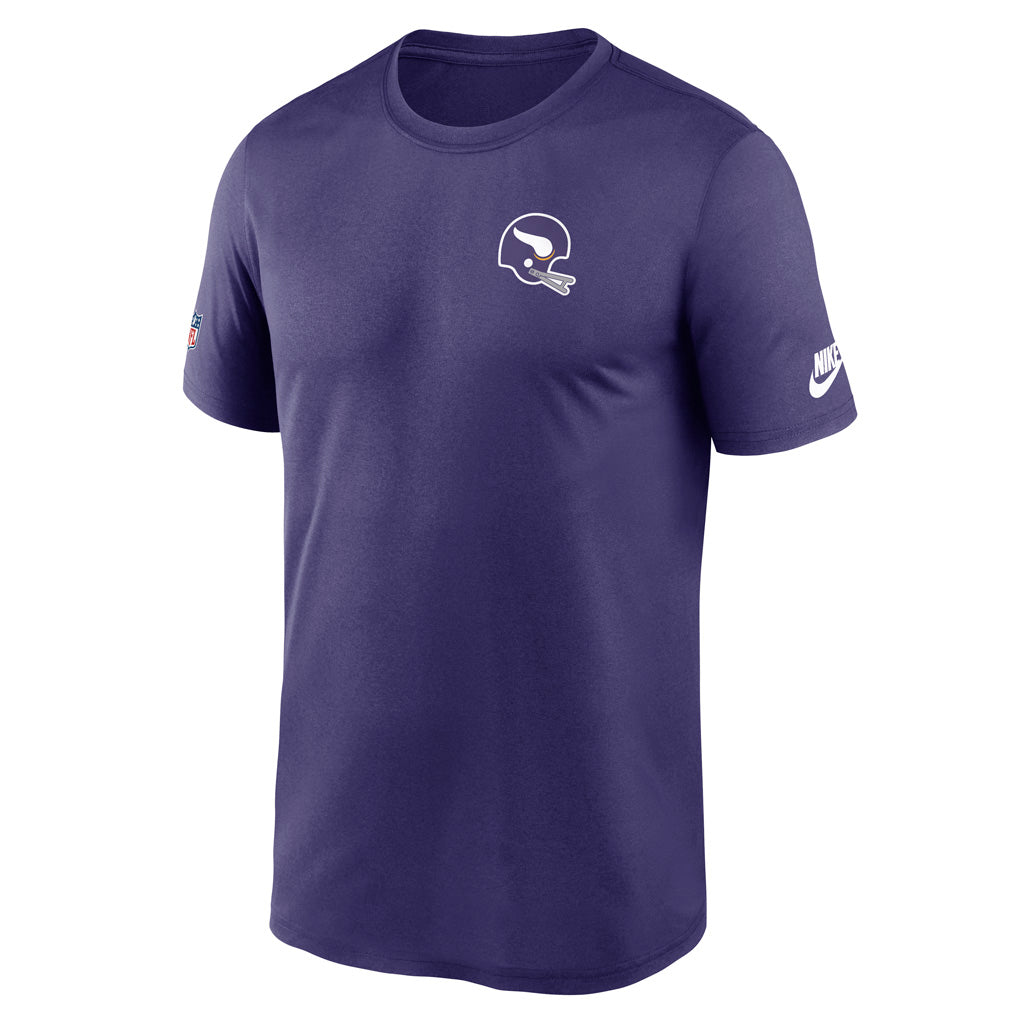 NFL Minnesota Vikings Nike Small Alternate Logo Legend T-Shirt - Purple