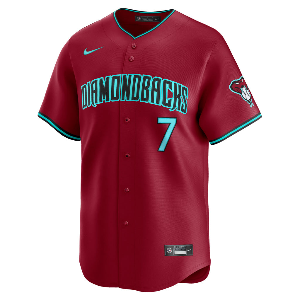 MLB Arizona Diamondbacks Corbin Carroll Nike Alternate Limited Jersey - Red
