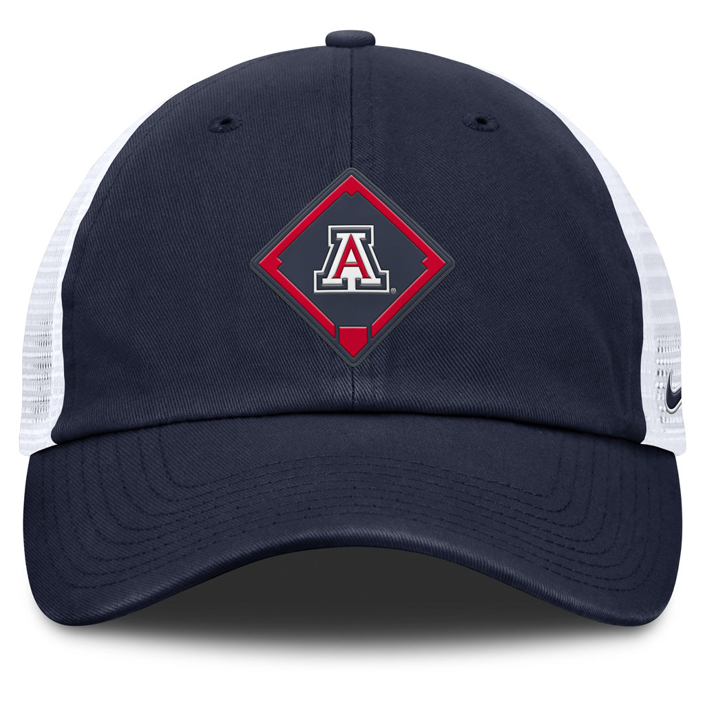 NCAA Arizona Wildcats Nike Diamond Patch Adjustable Slouch Trucker Hat - Navy