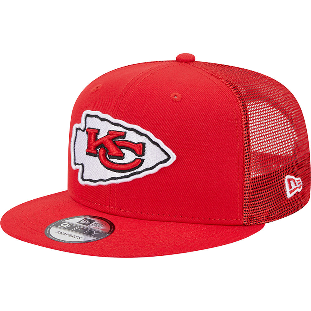 NFL Kansas City Chiefs New Era 9FIFTY Snapback Trucker Hat - Red