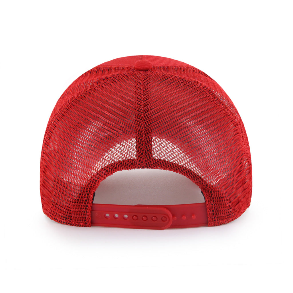MLB Los Angeles Angels '47 Ballpark Offside Snapback Trucker Hat - Red