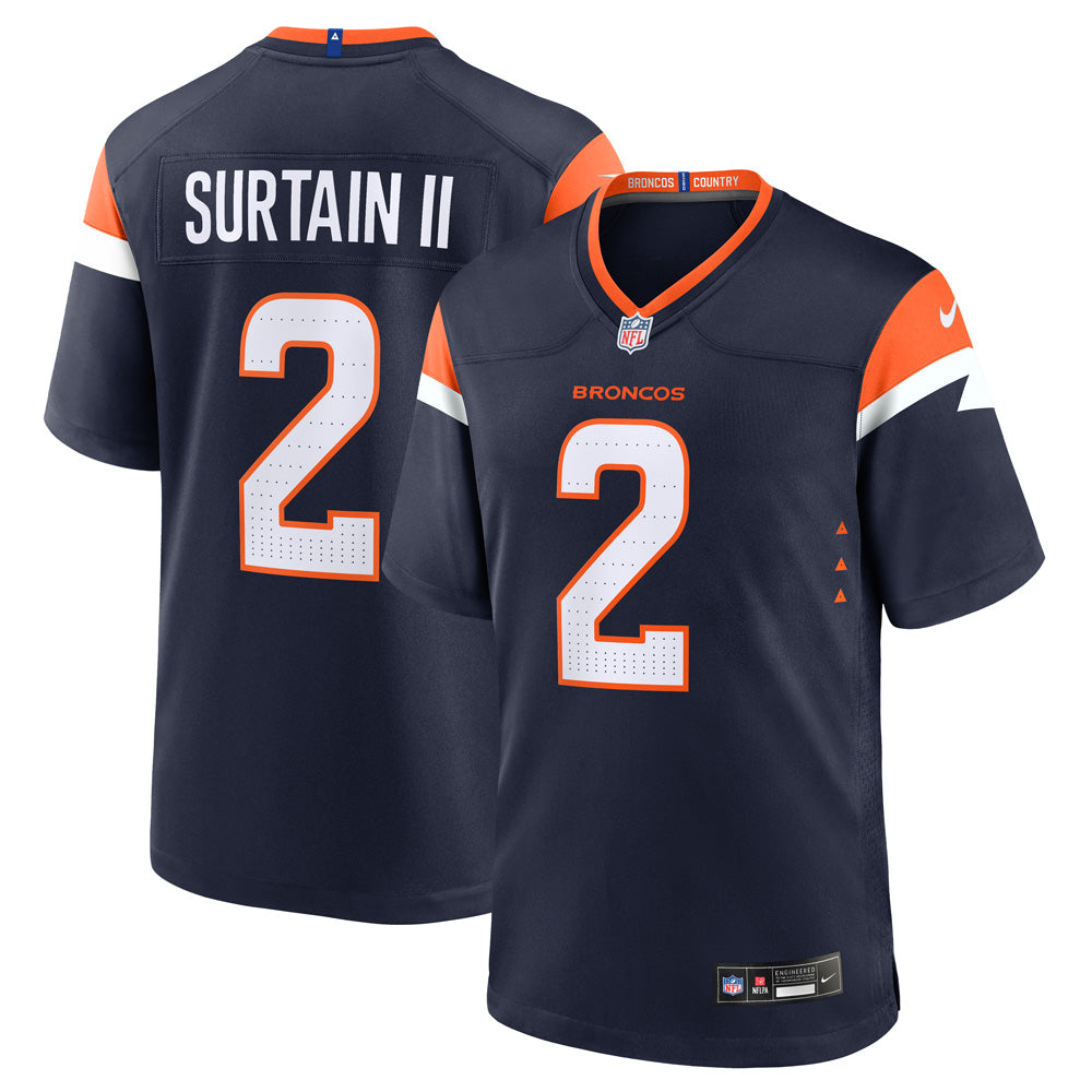 NFL Denver Broncos Patrick Surtain II Alternate Game Jersey - Navy