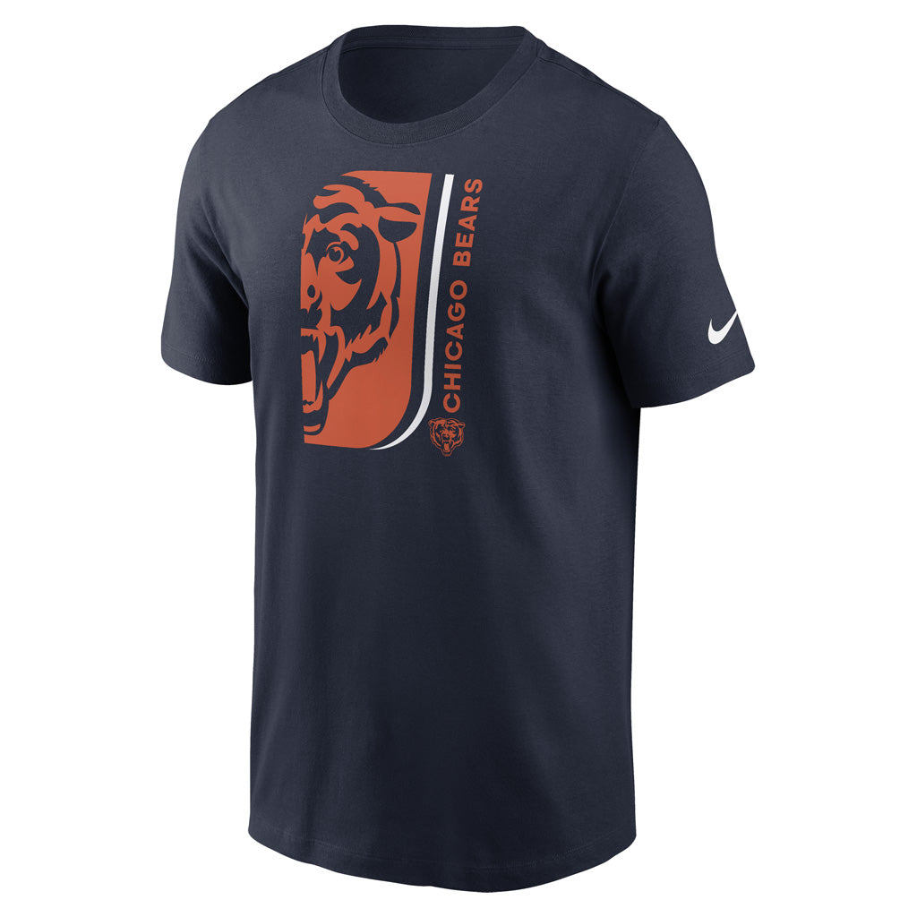 NFL Chicago Bears Nike Lock Up Essential T-Shirt - Navy