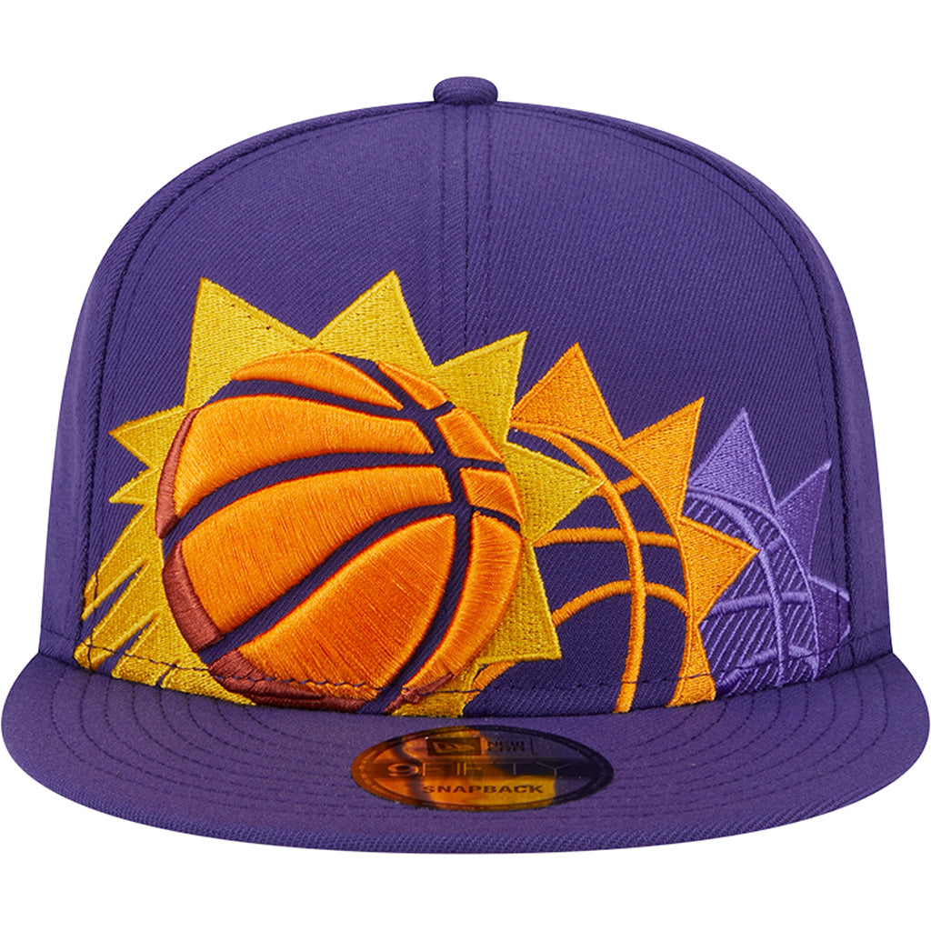 NBA Phoenix Suns New Era Team Shadow 9FIFTY Hat - Purple