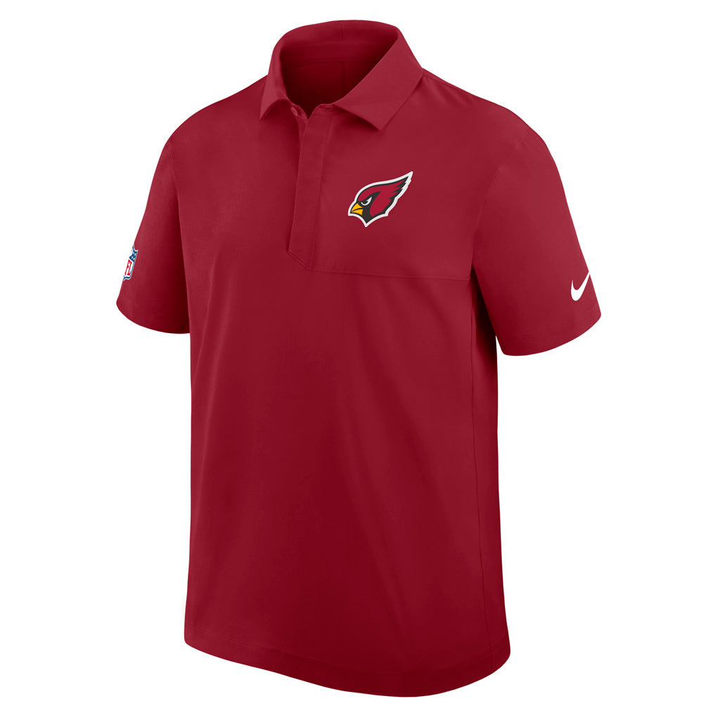 NFL Arizona Cardinals Nike 2025 Dri-Fit Sideline Woven Polo - Red