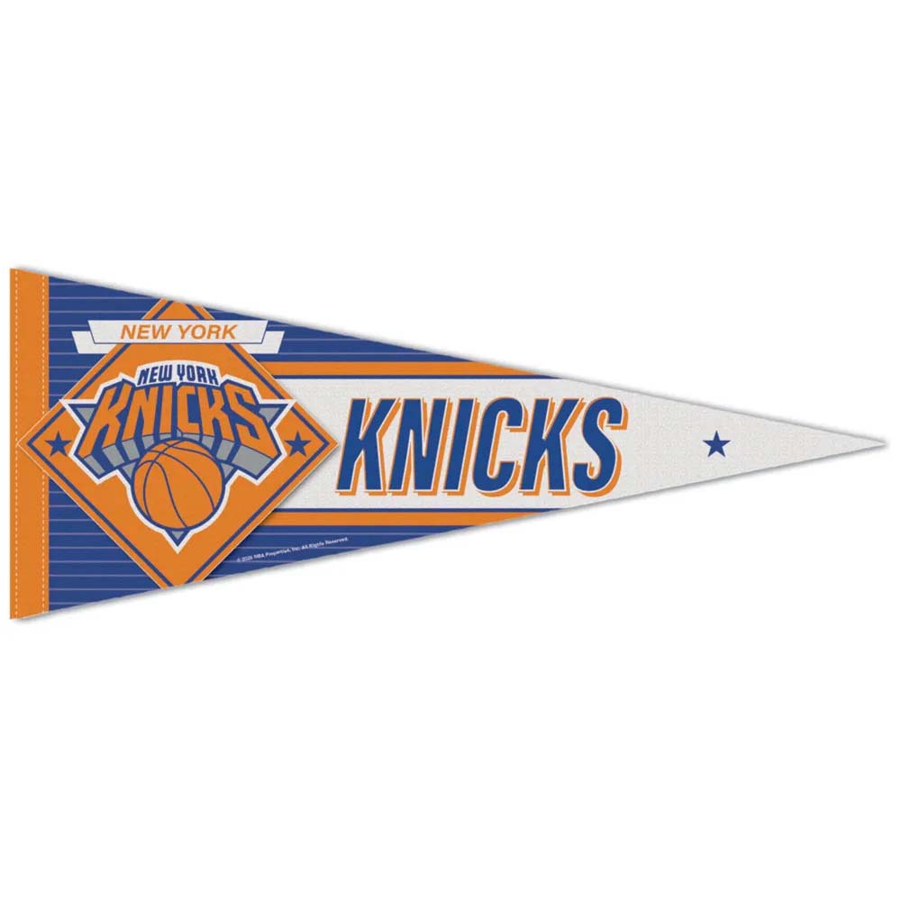 NBA New York Knicks Wincraft Diamond Stripe Premium Pennant