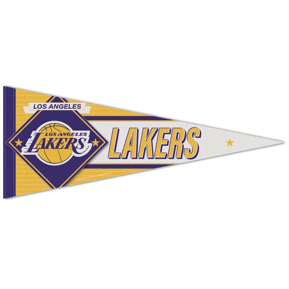 NBA Los Angeles Lakers Wincraft Diamond Stripe Premium Pennant