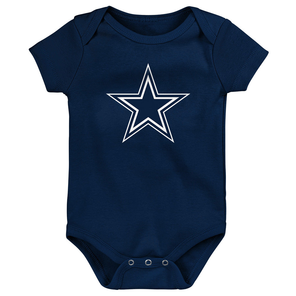 NFL Dallas Cowboys Infant Outerstuff Game On 3-Piece Onesie Set