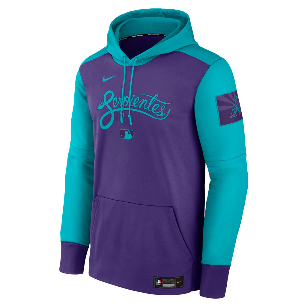 MLB Arizona Diamondbacks Nike 2025 City Connect Authentic Collection Pullover Hoodie - Purple