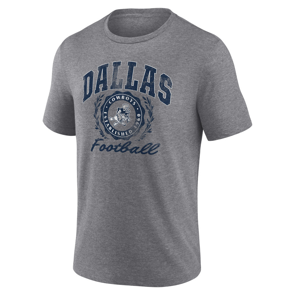 NFL Dallas Cowboys Nike Football Seal Tri-Blend T-Shirt
