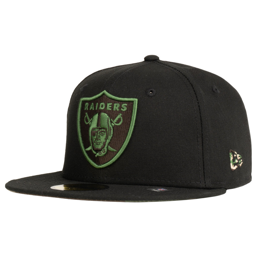 NFL Las Vegas Raiders New Era Commando 59FIFTY Fitted Hat - Black