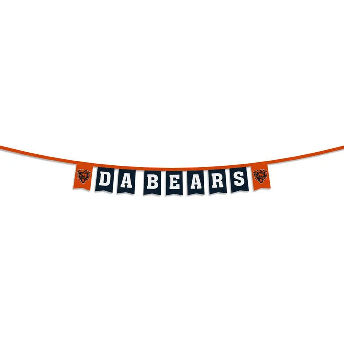 NFL Chicago Bears Wincraft Slogan Party Banner