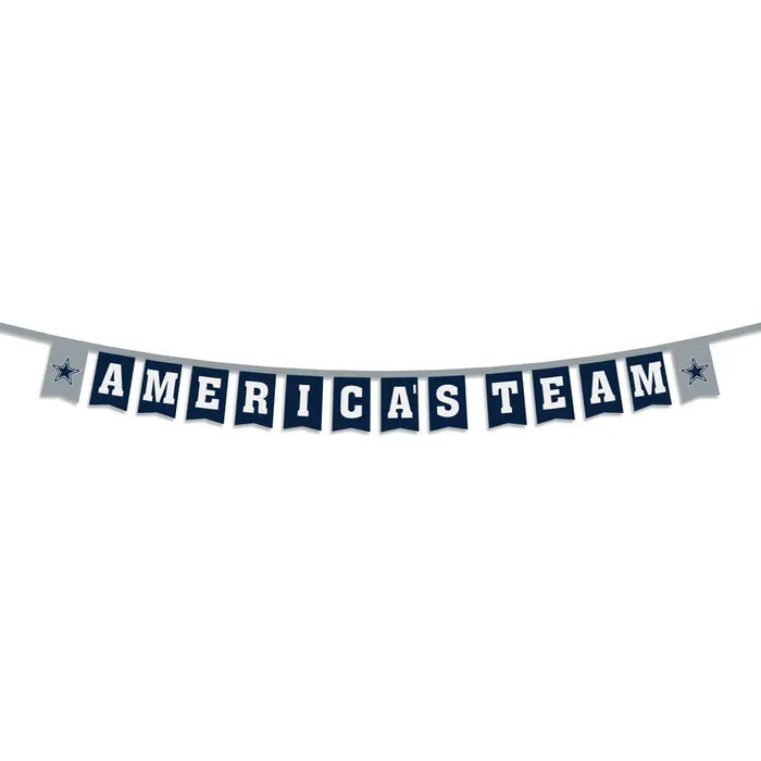 NFL Dallas Cowboys Wincraft Slogan Party Banner