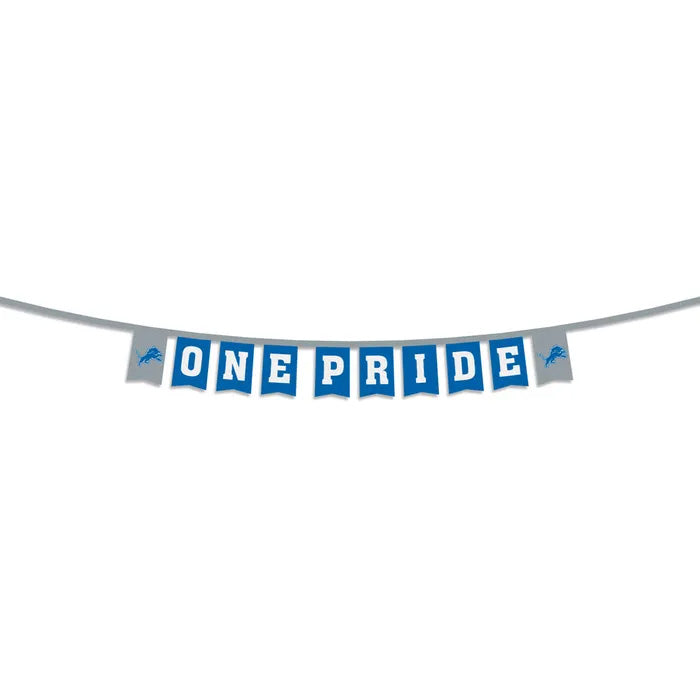 NFL Detroit Lions Wincraft Slogan Party Banner