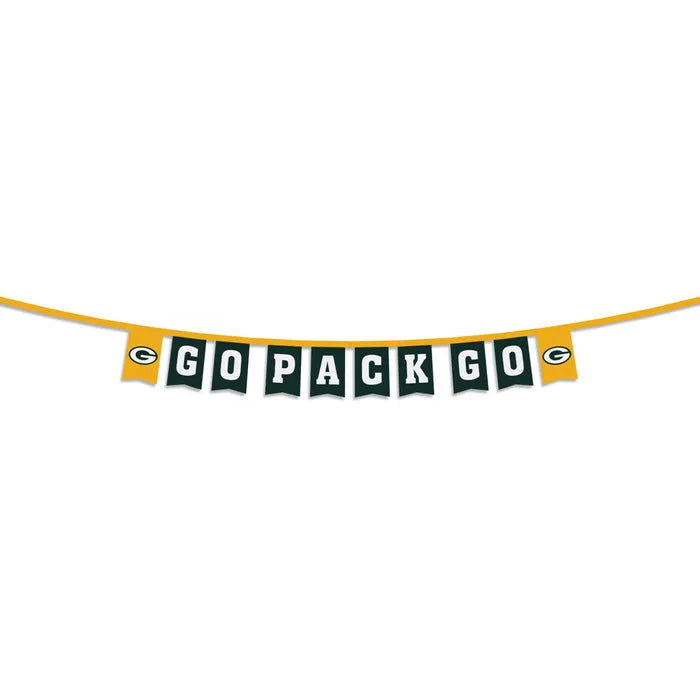 NFL Green Bay Packers Wincraft Slogan Party Banner