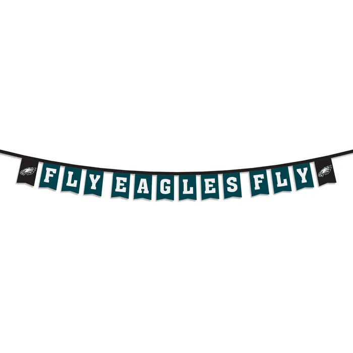 NFL Philadelphia Eagles Wincraft Slogan Party Banner