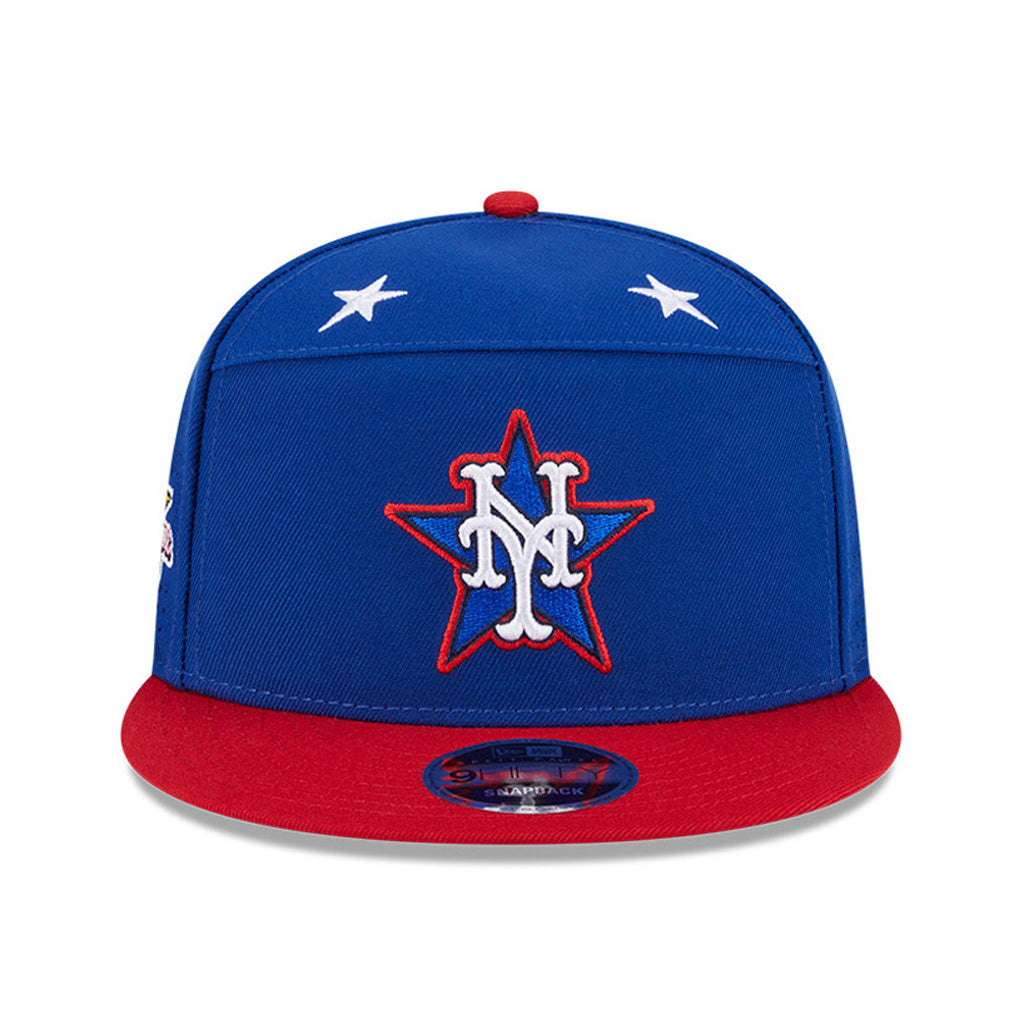 MLB New York Mets New Era 2025 All Star Game Workout 9FIFTY Split Panel Snapback Hat - Blue