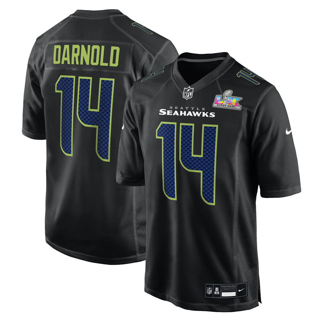 NFL Seattle Seahawks Sam Darnold Nike Super Bowl LX Game Jersey - Black