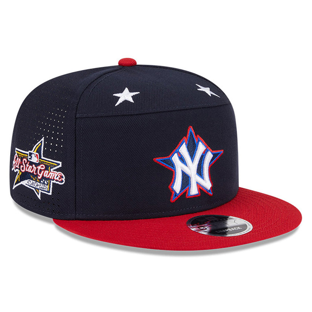 MLB New York Yankees New Era 2025 All Star Game Workout 9FIFTY Split Panel Snapback Hat - Navy